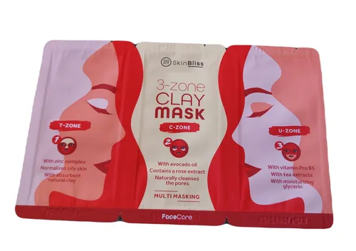 Action Skin bliss, 3-Zone Clay Mask (3- strefowa maseczka glinkowa)