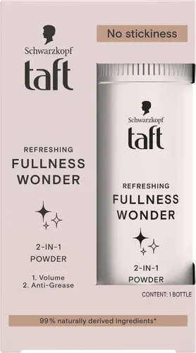 Schwarzkopf Taft Fullness Wonder, 2-in-1 Powder (Puder do włosów nadający objętość) - 1