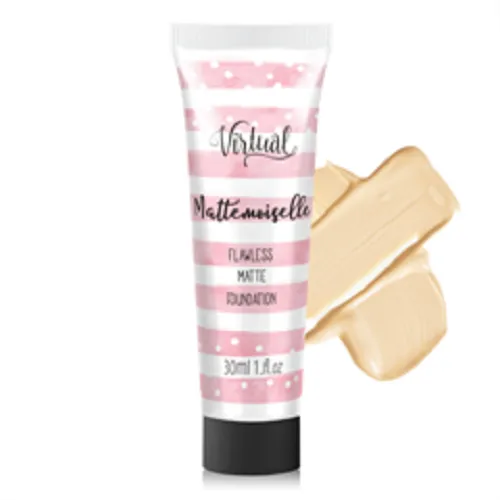 Virtual Mattemoiselle, Flawless Matte Foundation (Podkład kryjąco - matujący)