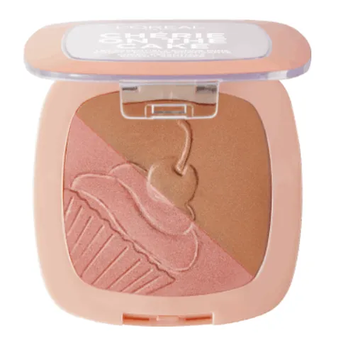 L'Oreal Paris Cherie On The Cake, Cheek Essentials Blush + Bronzer (Róż-bronzer 2 w 1) - 2