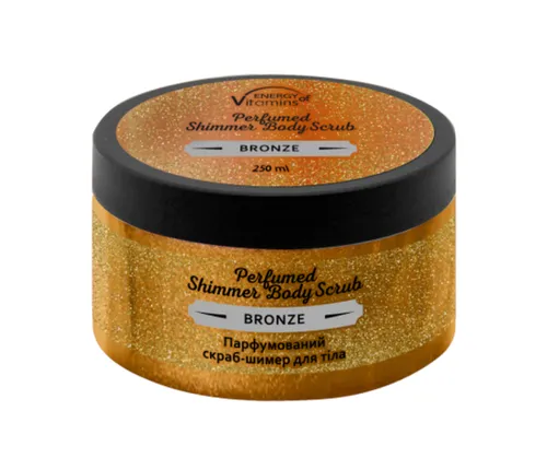Energy of Vitamins Bronze, Perfumed Shimmer Body Scrub (Perfumowany peeling brązujący do ciała)