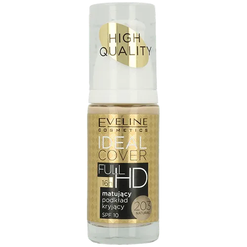 Eveline Cosmetics Ideal Cover Full HD SPF 10 (Matująco-kryjący podkład)