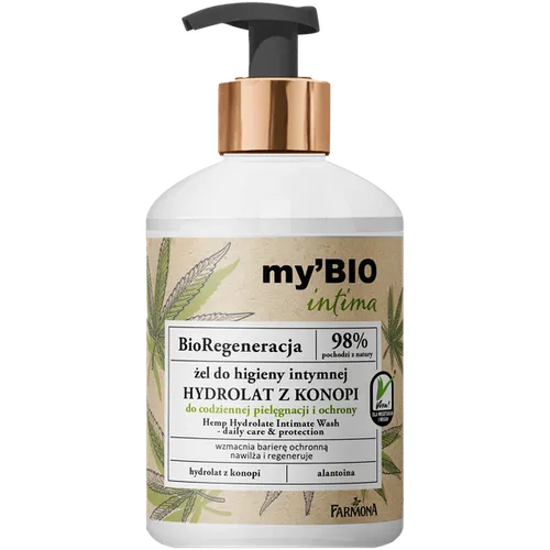 my'Bio Intima, Żel do higieny intymnej `Hydrolat z konopi`