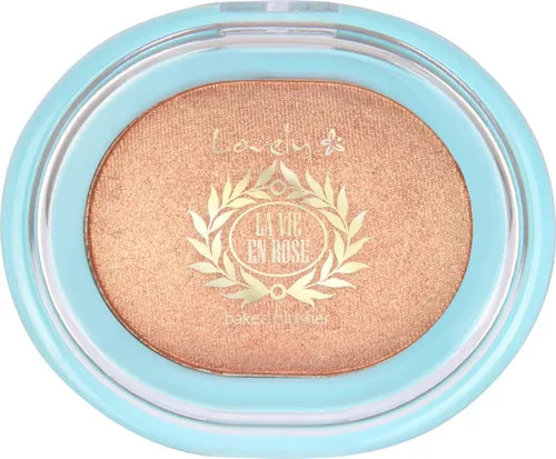 Lovely La Vie En Rose, Baked Blusher (Rozświetlający wypiekany róż do policzków) - 1