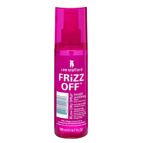 Lee Stafford Frizz Off!, Keratin Blow Dry Smoothing Spray (Spray z keratyną dyscyplinujący włosy)