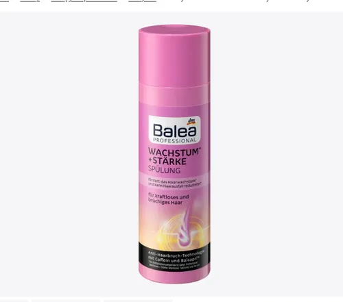 Balea Professional, Wachstum + Starke, Spulung (Odżywka do włosów osłabionych i łamliwych)