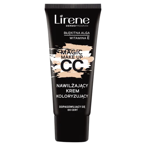 Lirene Dermoprogram Magic Make Up CC, Nawilżający krem koloryzujący