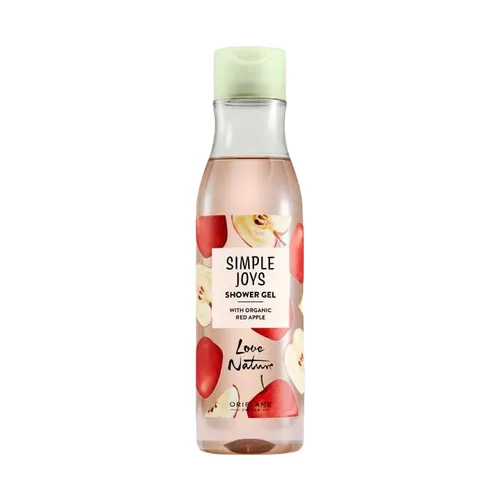 Oriflame Love Nature , Simple Joys Shower Gel with Organic Red Apple (Żel pod prysznic z organicznym jabłkiem)