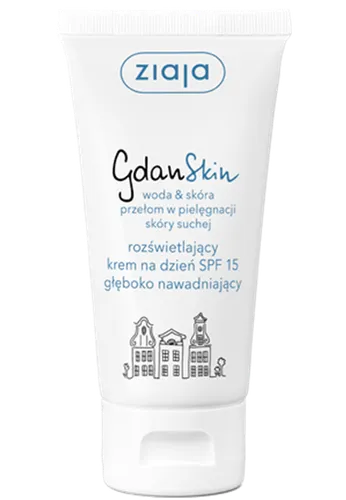 Ziaja Gdanskin, Rozświetlający krem na dzień SPF15