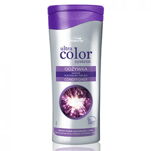 Joanna Ultra Color System, Odżywka do włosów blond, rozjaśnianych i siwych (nowa wersja) - 3
