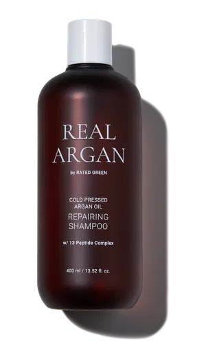 Rated Green Real Argan, Cold Pressed Argan Oil Repairing Shampoo (Regenerujący szampon do włosów z olejem arganowym)