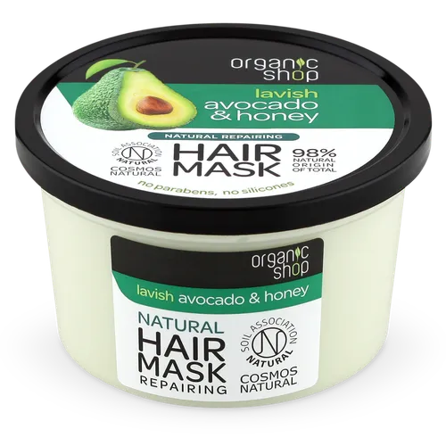 Organic Shop Avocado & Honey, Hair Mask (Maska do włosów `Awokado i miód`) - 1
