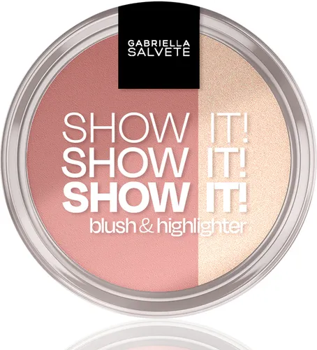 Gabriella Salvete Show It!, Blush & Highlighter (Róż i rozświetlacz)