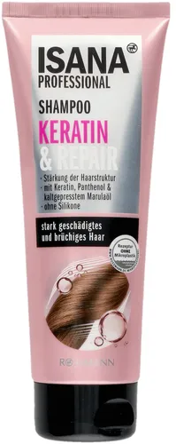 Isana Professional, Shampoo Keratin & Repair (Szampon do włosów zniszczonych i łamliwych)