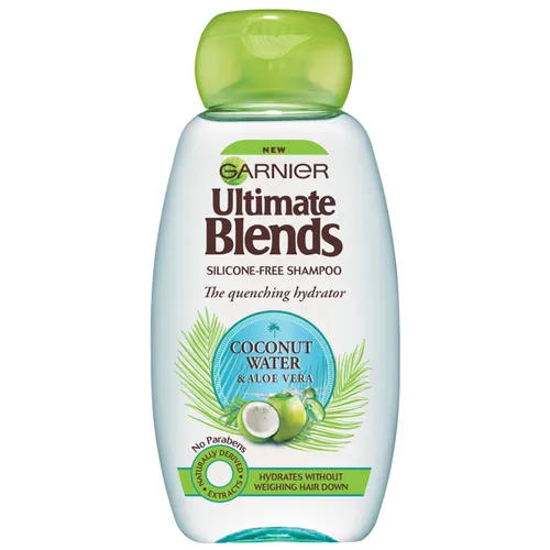 Garnier Ultimate Blends, Coconut Water & Aloe Vera, Shampoo (Szampon nawilżający z woda kokosową i aloesem)