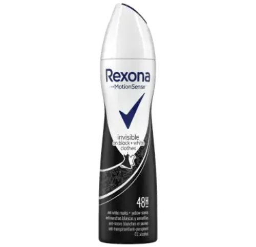 Rexona Motionsense, Invisible on Black + White Clothes, Anti-perspirant  Spray 48h (Dezodorant w sprayu)