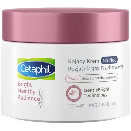 Cetaphil Bright Healthy Radiance, Kojący krem na noc rozjaśniający przebarwienia
