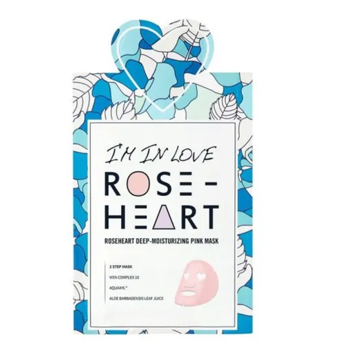 Life I’m in Love Roseheart, Deep Moisturizing Pink Mask (Nawilżająca maska do twarzy na tkaninie)