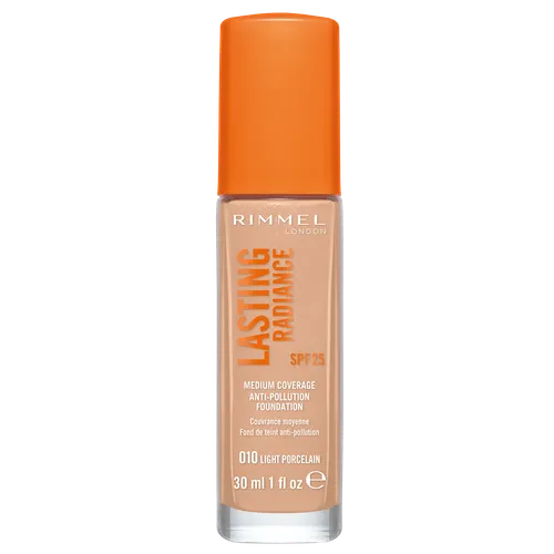 Rimmel Lasting Radiance, Medium Coverage Anti-pollution Foundation SPF 25 (Długotrwale rozświetlający podkład chroniący przed zanieczyszczeniami) - 1