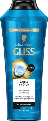 Schwarzkopf Gliss Aqua Revive, Moisturizing Shampoo (Nawilżający szampon do włosów suchych i normalnych (stara wersja)) - 1