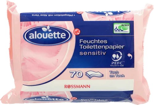 Alouette Sensitiv, Feuchtes Toilettenpapier, Classic (Nawilżany papier toaletowy) - 2