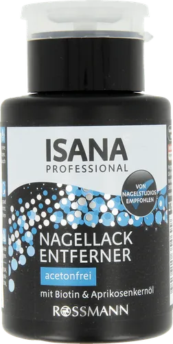 Isana Professional, Nagellack Entferner Acetonfrei mit Biotin und Aprikosenkernol (Zmywacz do paznokci bez acetonu z pompką z biotyną i olejem z pestek moreli (nowa wersja)) - 2