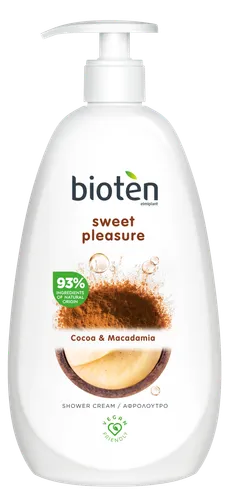 Bioten Shower Cream Cocoa & Macadamia (Kremowy żel pod prysznic `Kakao i makadamia`)