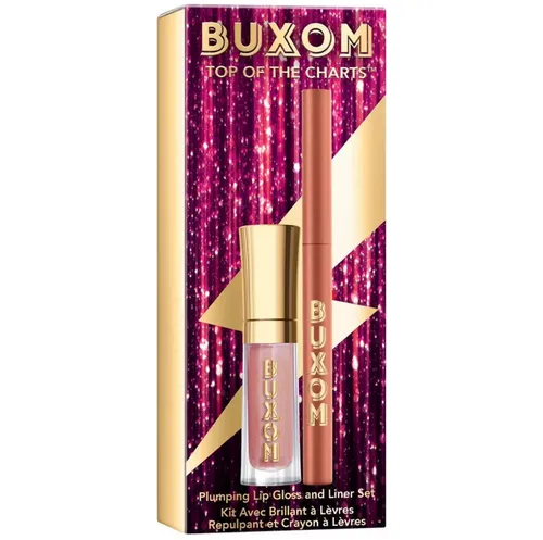 Buxom Cosmetics Top Of The Charts Plumping Lip Gloss & Liner Set (Zestaw do makijażu ust)