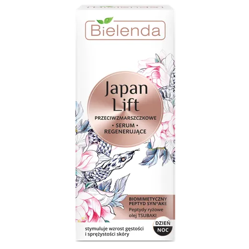 Bielenda Japan Lift, Przeciwzmarszczkowe serum regenerujące na dzień i na noc
