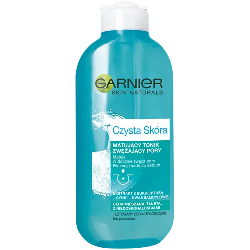 Garnier Czysta Skóra, Matujący tonik zwężający pory