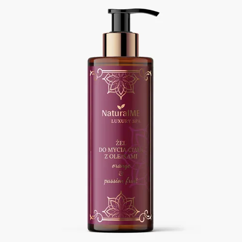 NaturalME Luxury SPA, Orange & Passion Fruit, Żel do mycia ciała z olejkami
