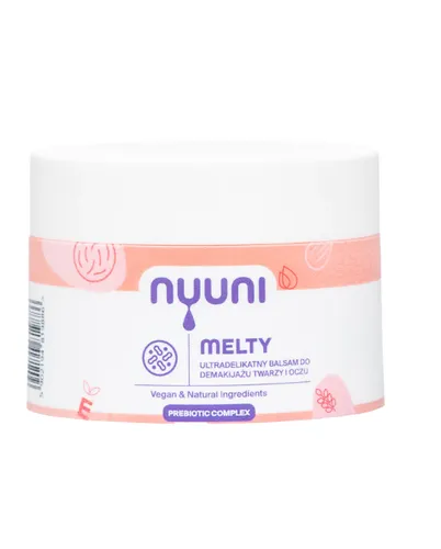 Nuuni Melty, Ultradelikatny balsam do demakijażu twarzy i oczu