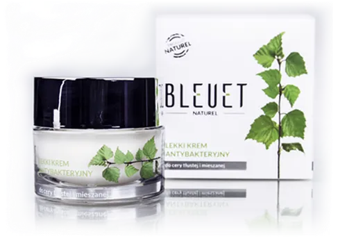 Bleuet Naturel Lekki krem antybakteryjny do cery tłustej i mieszanej