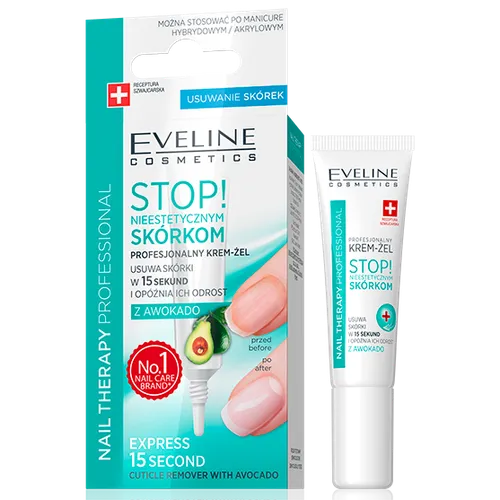 Eveline Cosmetics Nail Therapy Professional, Miękkie i zadbane skórki, Preparat do usuwania skórek - 1