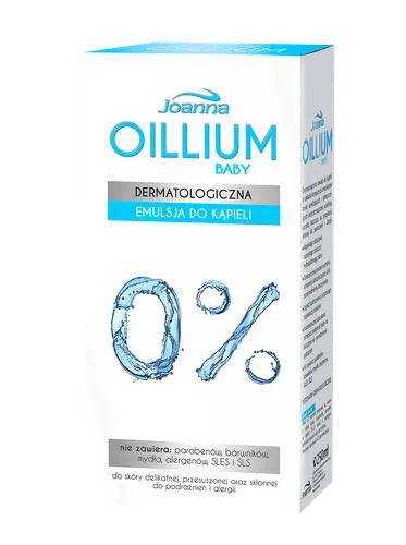 Joanna Oillium baby, Dermatologiczna emulsja do kąpieli