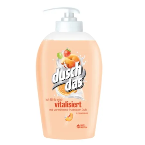 Duschdas Flüssigseife Ich fühle mich vitalisiert mit verwöhnend fruchtigem Duft (Mydło w płynie)
