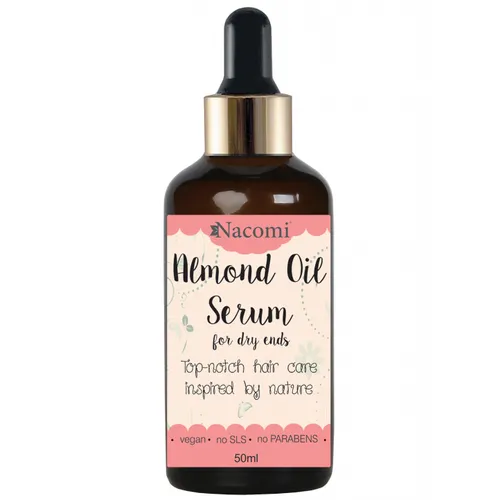 Nacomi Serum na końcówki włosów z olejem migdałowym - 1