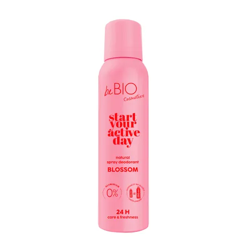 beBIO Start Your Active Day, Blossom, Natural Spray Deodorant (Naturalny dezodorant w sprayu)