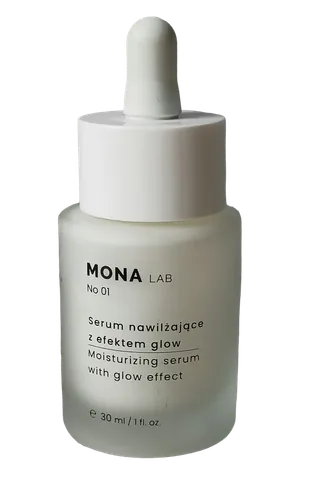 Mona Lab No.01, Serum nawilżające z efektem glow