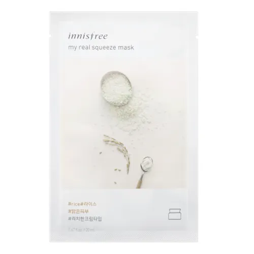 Innisfree [It's] My Real Squeeze Mask Rice (Maseczka do twarzy w płachcie) - 2