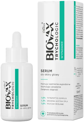 L'biotica Biovax Trychologic, Wypadanie, Serum do skóry głowy