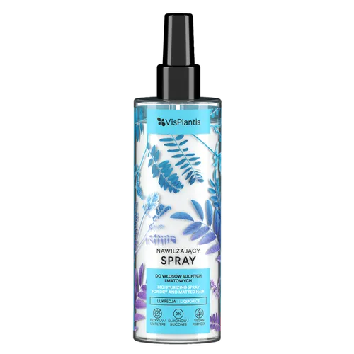 Vis Plantis Nawilżający spray do włosów suchych i matowych z lukrecją