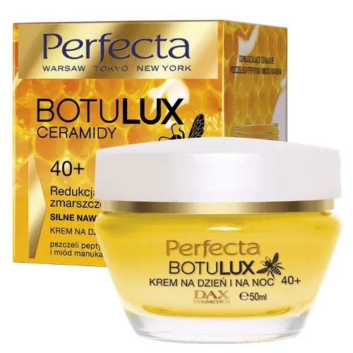 Perfecta Botulux Ceramidy 40+, Krem na dzień i na noc `Redukcja zmarszczek i silne nawilżenie`