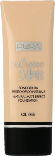 PUPA Extreme Matt, Natural Matt Effect Foundation  Oil Free (Podkład do twarzy)
