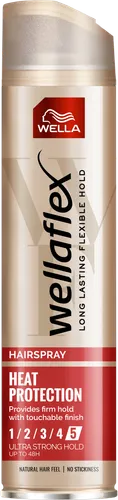 Wella Wellaflex, Heat Protection, Hairspray (Maksymalnie utrwalający lakier do włosów) - 1