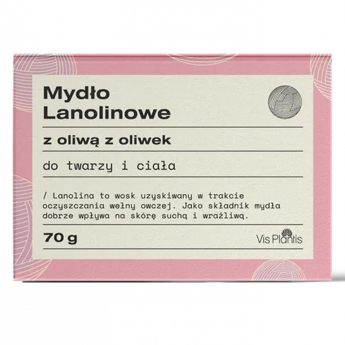 Vis Plantis Mydło lanolinowe z olejem z oliwek - 1