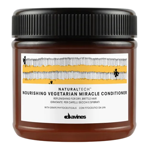 Davines Natural Tech, Nourishing Vegetarian Miracle (Odżywka nawilżająca do suchych, łamliwych włosów)