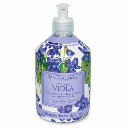 L'Erbolario Accordo Viola Hand and Body Cleanser (Żel do mycia rąk i twarzy)