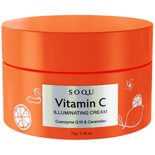 Soqu Vitamin C Illuminating Cream with Coenzyme Q10 and Ceramide (Rozświetlający krem do twarzy z koenzymem Q10)