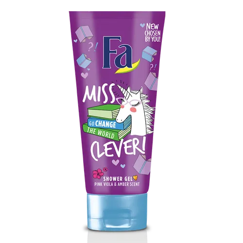 Fa Teens, Miss Clever Shower Gel Pink Viola & Amber Sent (Żel pod prysznic)